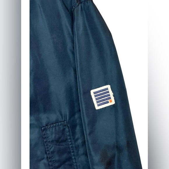 Hugo Boss Orange Men’s Dark Blue Bomber Pilot Blouson Jacket, Size 42R - Picture 4 of 9